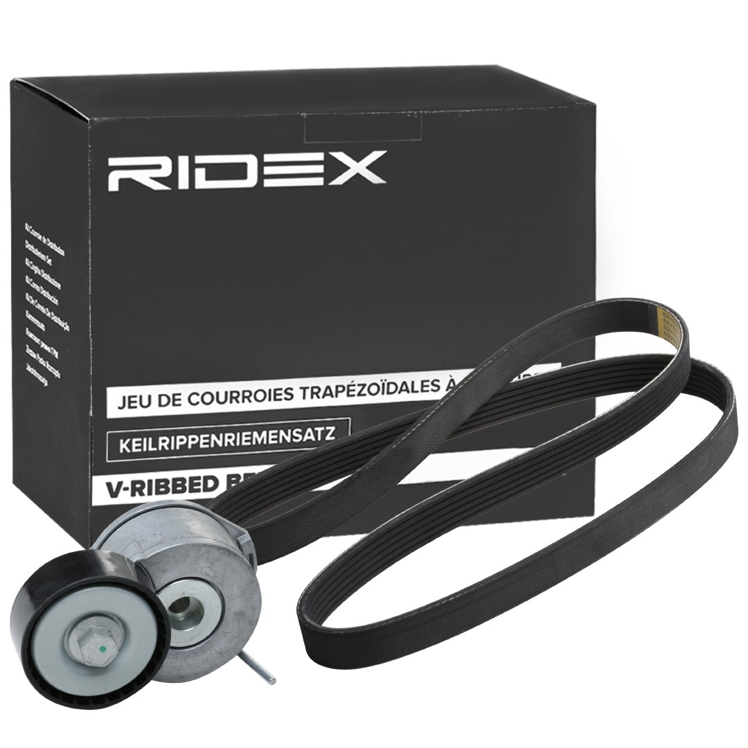 Great value for money - RIDEX V-Ribbed Belt Set 542R0906