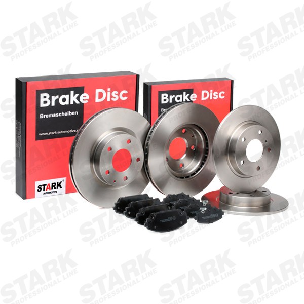 STARK Brake disc and pads set SKBK-10991699 for MAZDA 3