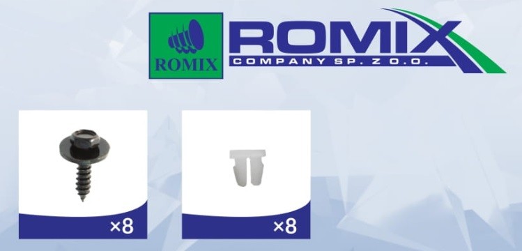 ROMIX Radhausverkleidung Renault 91006 in Original Qualität