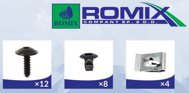 ROMIX 91015 Wheel arch cover ROVER CDV in original quality