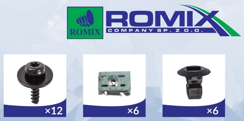 ROMIX 91017 Wheel arch cover VW Passat 32B