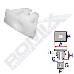 ROMIX Clip, trim / protective strip 16101 buy