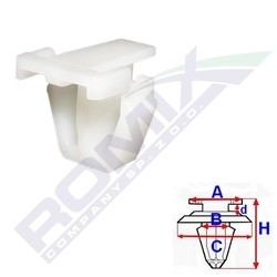 Clip ROMIX C60567 - Honda CR-V Fastener spare parts order