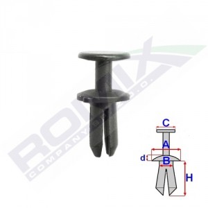 Clip ROMIX C70300 - Škoda ROOMSTER Fasteners spare parts order