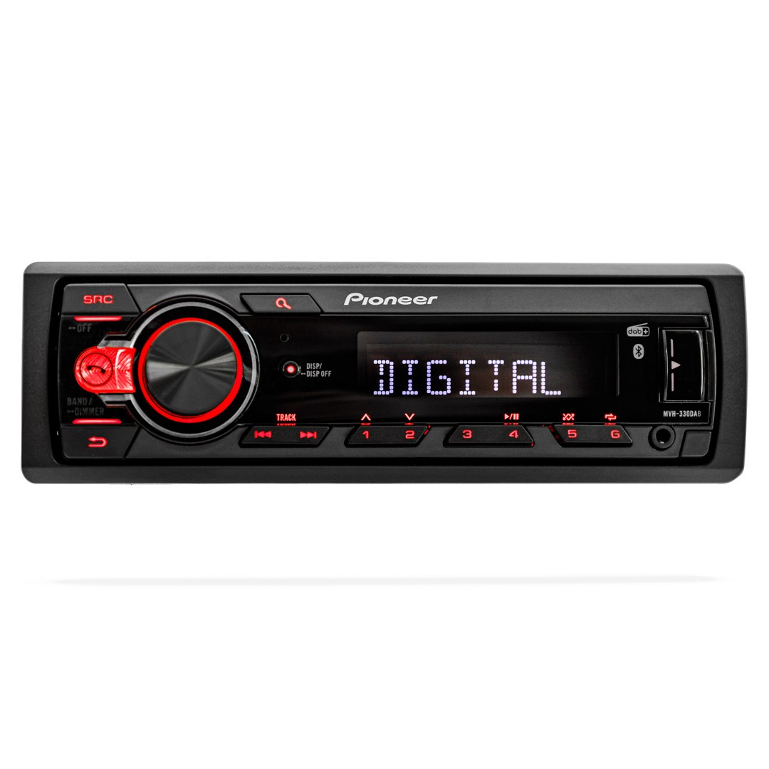 Pioneer Autoradio MVH-330DAB, Bluetooth, USB, AUX-IN, 129,00 €