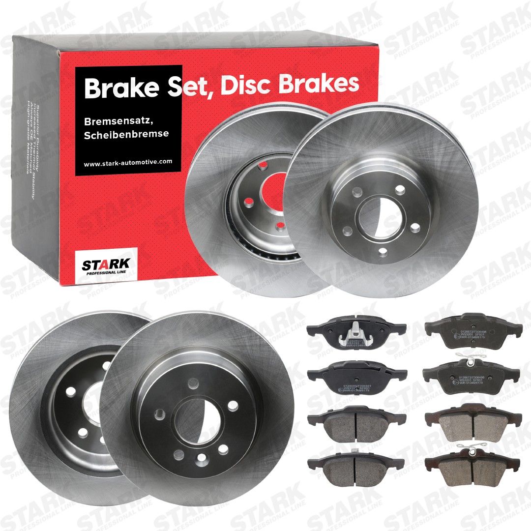 STARK SKBK10991728 Brake discs and pads FORD Focus Mk2 Box Body / Estate 2.0 TDCi 136 hp Diesel 2009 price