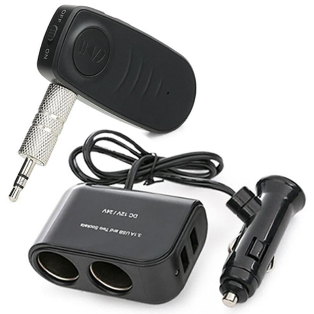 wireless FM Kit Mains Libres Voiture Bluetooth fonction Charge, X6 - Noir à  prix pas cher