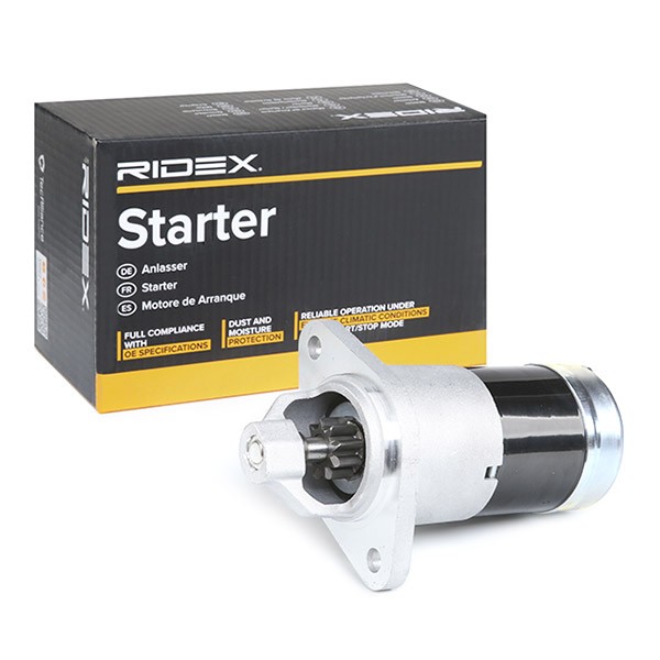 RIDEX Starter motors 2S0739 for NISSAN BLUEBIRD, VANETTE