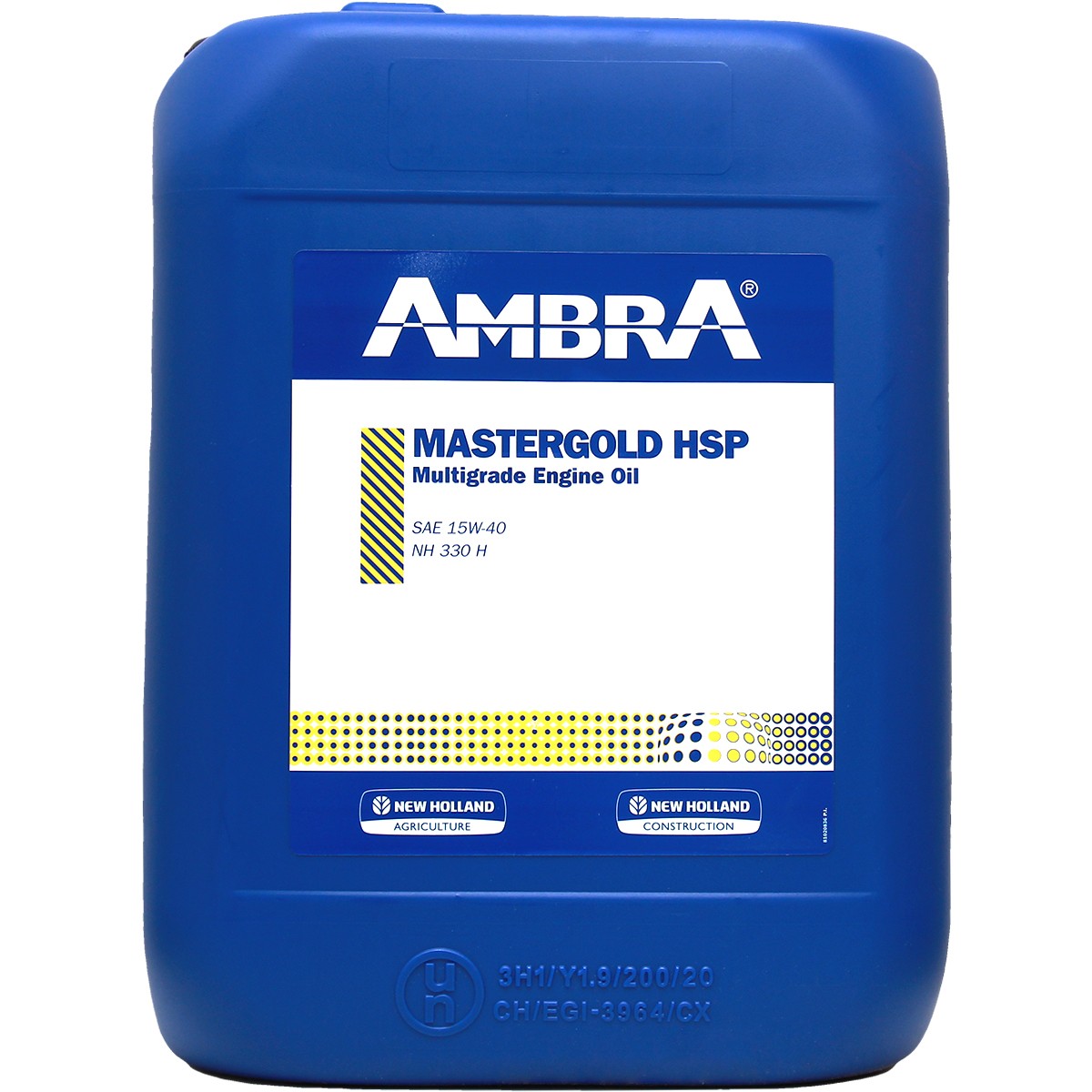 Buy Engine oil AMBRA petrol NH330H-20 MASTER GOLD, HSP 15W-40, 20l, Mineral Oil