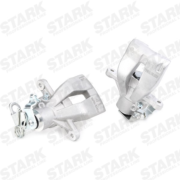 STARK SKBC-0461659 Brake caliper Aluminium, Rear Axle, without holder