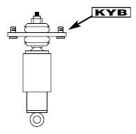 KYB Excel-G Rear Axle, Gas Pressure, Twin-Tube, Telescopic Shock Absorber, Top pin, Bottom eye Shocks 341006 buy