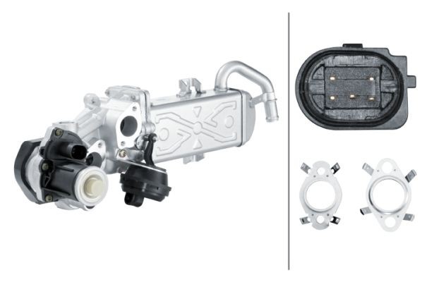 Volkswagen TRANSPORTER EGR valve 17378500 HELLA 6NU 358 167-001 online buy