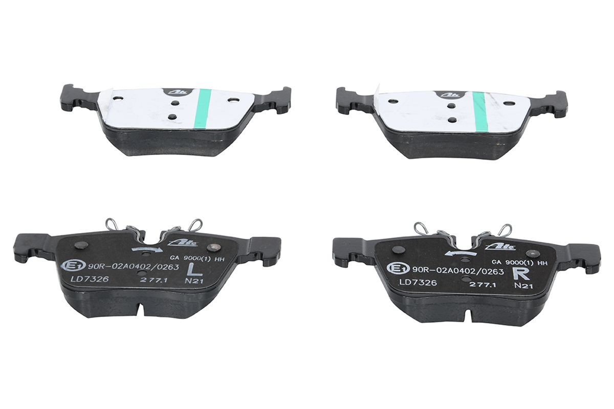 13047073262 Disc brake pads Ceramic ATE 22141 review and test