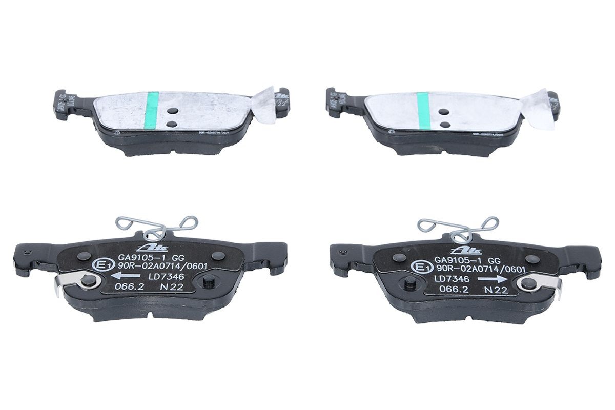 13047073462 Disc brake pads Ceramic ATE 22231 review and test