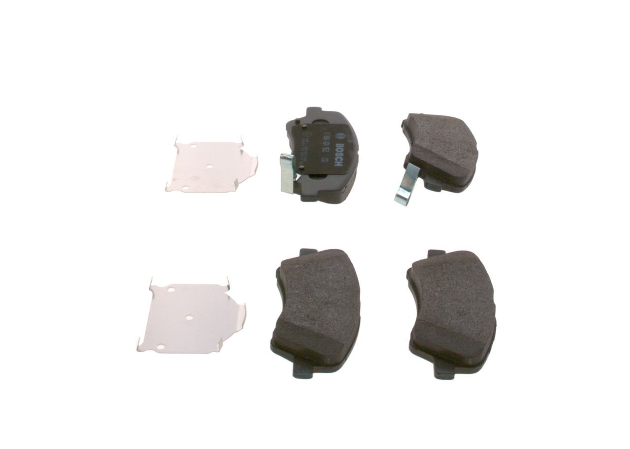 0986424952 Disc brake pads BOSCH E9 90R - 02A1080/3305 review and test