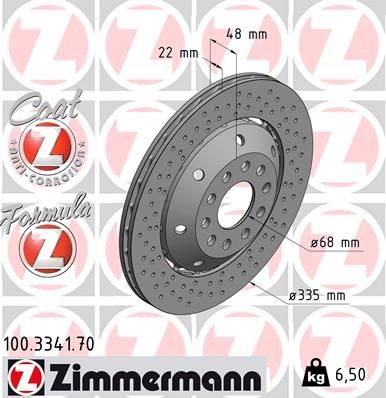ZIMMERMANN FORMULA Z COAT Z 100334170 Oil cooler seal Audi A6 C5 Avant RS6 4.2 quattro 450 hp Petrol 2002 price