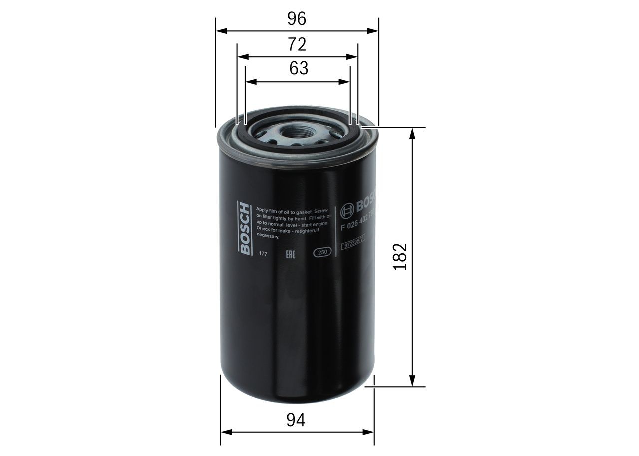 OEM-quality BOSCH F 026 402 790 Fuel filters