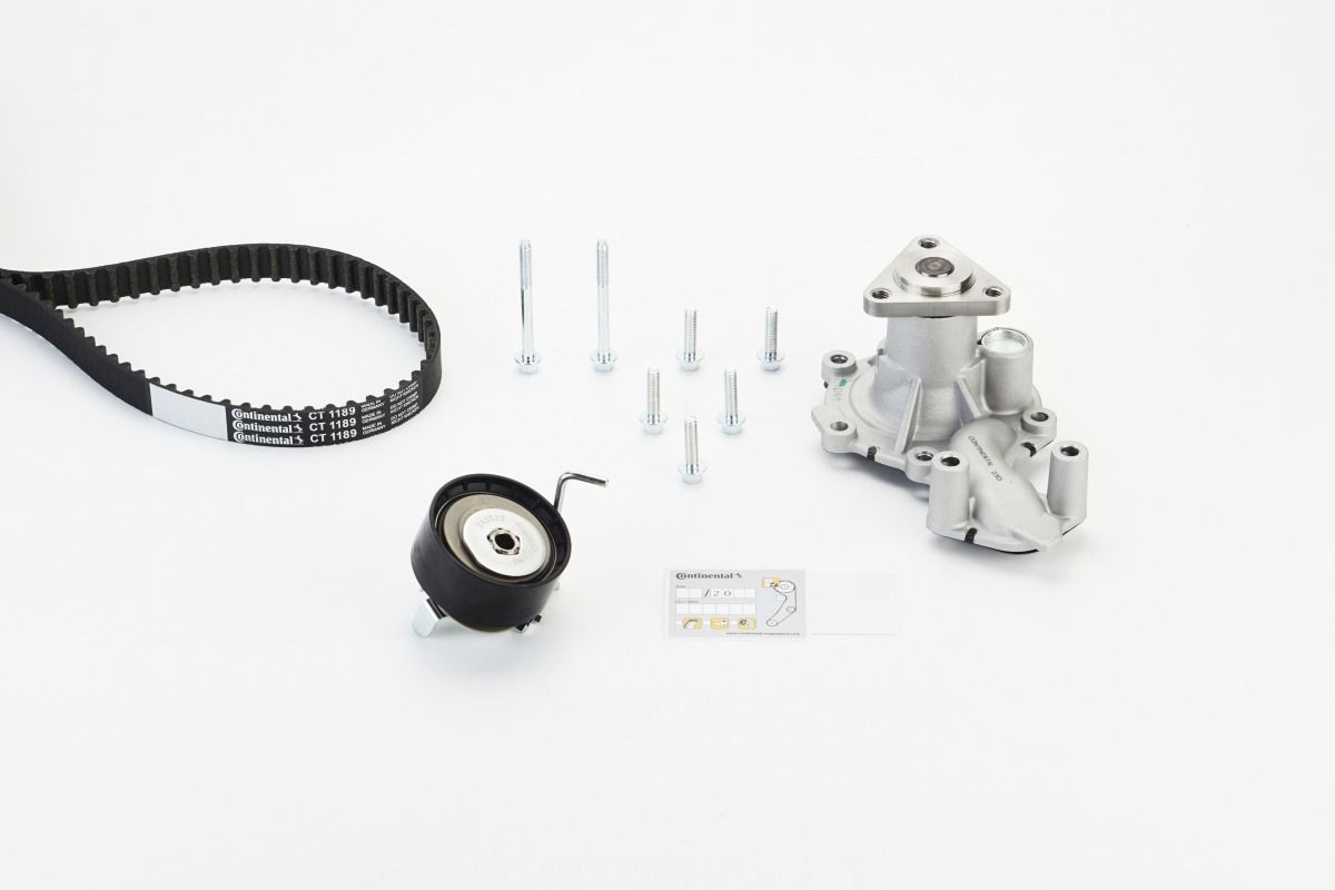 Ford B-MAX Water pump and timing belt kit CONTITECH CT1189WP1 cheap