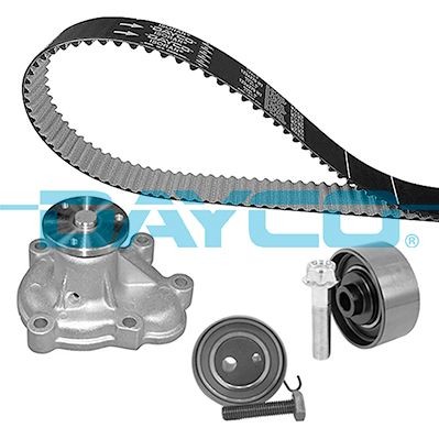 Opel MERIVA Water pump and timing belt kit DAYCO KTBWP5310 cheap