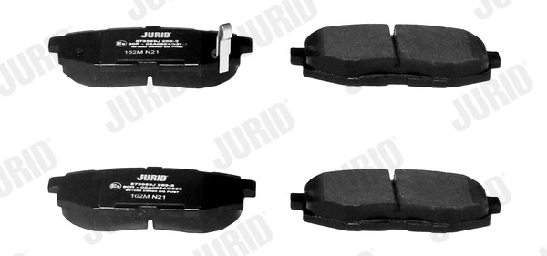573959J Disc brake pads JURID 24855 review and test