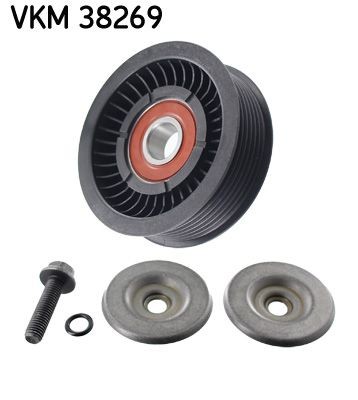 SKF Deflection / Guide Pulley, v-ribbed belt VKM 38269 Mercedes-Benz E-Class 2017