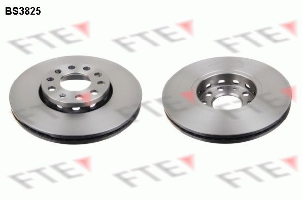 BS3825 FTE Front Axle, 288x25mm, 9, Vented Ø: 288mm, Rim: 9-Hole, Brake Disc Thickness: 25mm Brake rotor 9071015 buy
