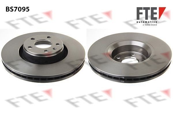 BS7095 FTE Front Axle, 321x30mm, 5, Vented Ø: 321mm, Rim: 5-Hole, Brake Disc Thickness: 30mm Brake rotor 9071056 buy