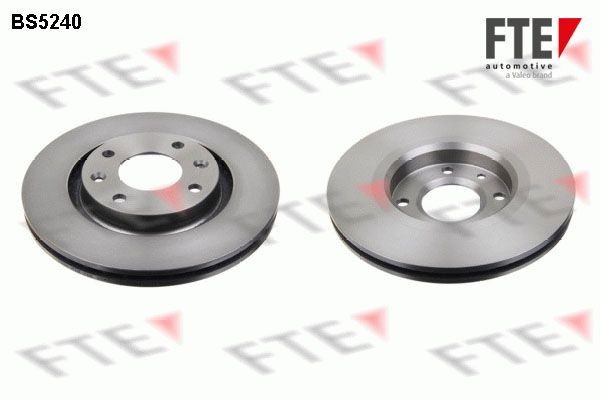 BS5240 FTE Front Axle, 266x22mm, 4, Vented Ø: 266mm, Rim: 4-Hole, Brake Disc Thickness: 22mm Brake rotor 9072006 buy