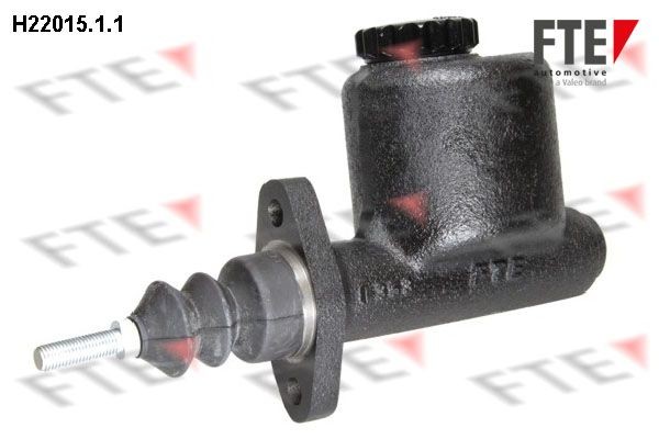 Brake master cylinder FTE Number of connectors: 1, Bore Ø: 9 mm, Piston Ø: 22,2 mm, with protective cap/bellow, with piston rod, Grey Cast Iron, 