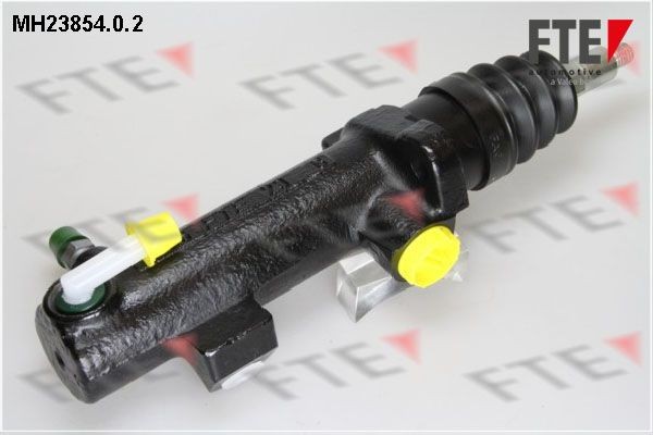 9722012 FTE Brake master cylinder CHRYSLER Number of connectors: 2, Bore Ø: 9 mm, Piston Ø: 23,8 mm, with protective cap/bellow, with elbow fitting, with piston rod, Grey Cast Iron, M12x1