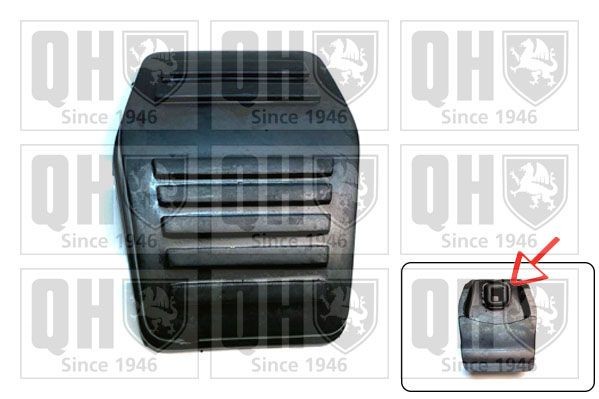 Audi A2 Pedal rubbers 17396890 QUINTON HAZELL EM1805K online buy