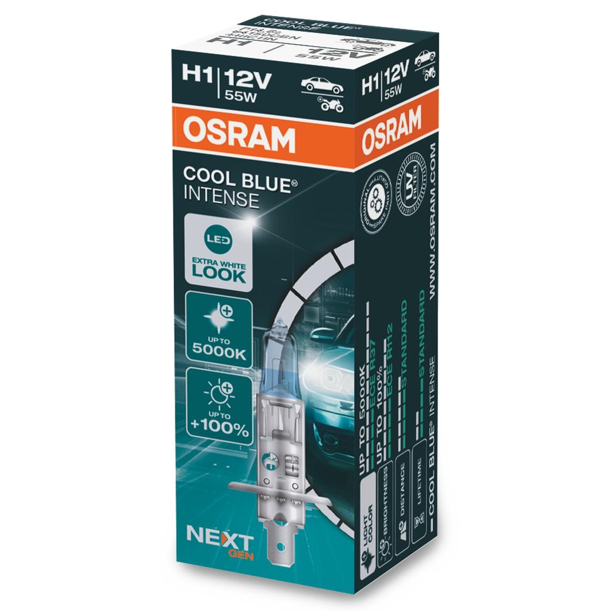 OSRAM LED H1 Night Breaker Abblendlicht Fernlicht 16W