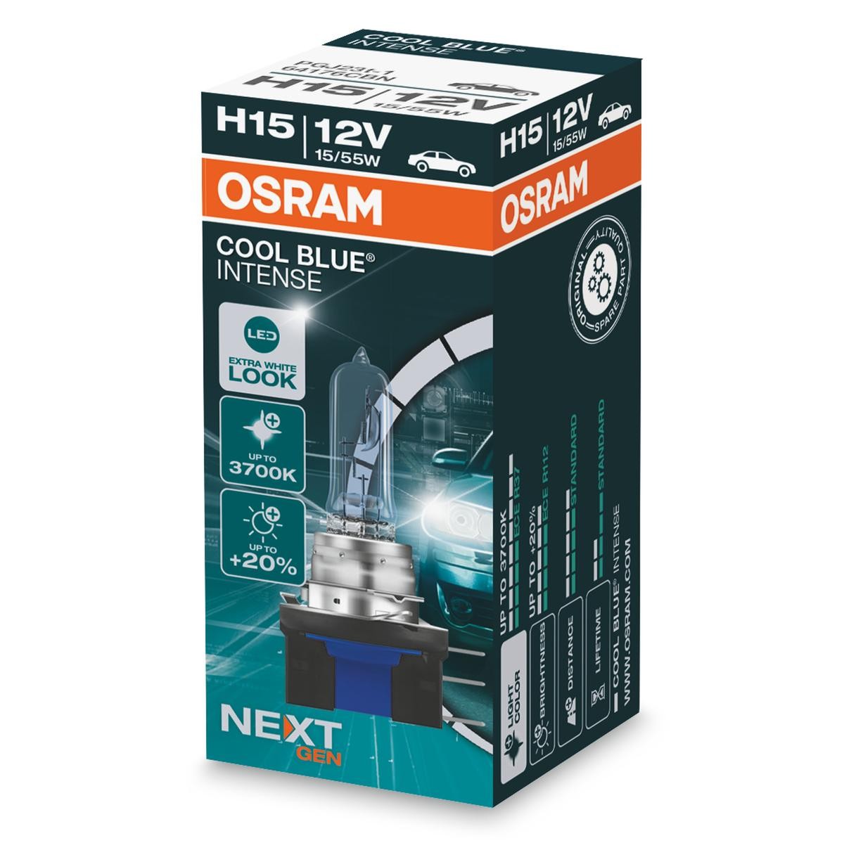 OSRAM Ampoule, projecteur longue portée VW,AUDI,MERCEDES-BENZ 64176CBN