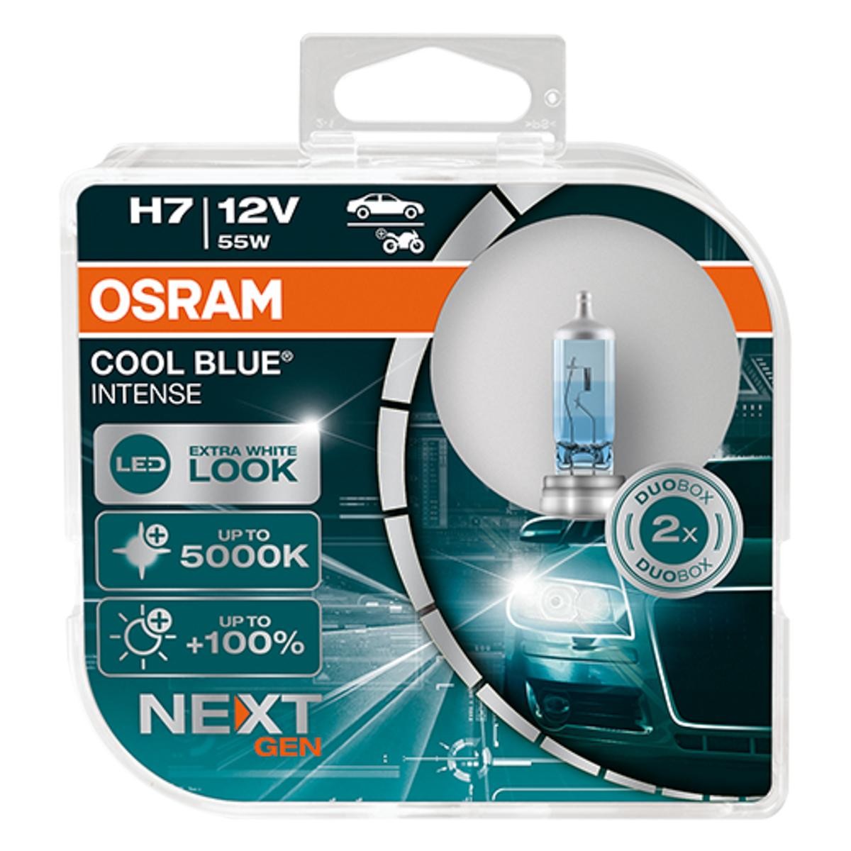 64210CBN-HCB OSRAM Headlight bulbs SAAB H7 12V 55W PX26d, 5000K, Halogen