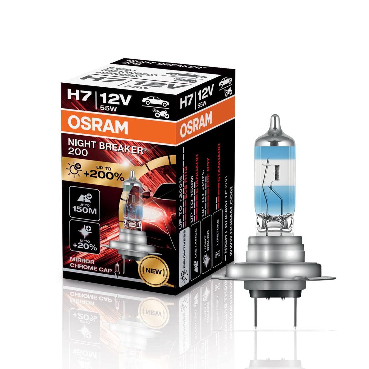 H7 55W Osram Birnen 12V für BMW Lampen Halogen Lampe Night Breaker