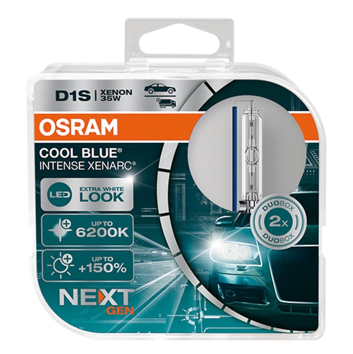 OSRAM XENARC NIGHT BREAKER LASER D1S, + 200%, xenón, 66140XNL, 1 lámpara