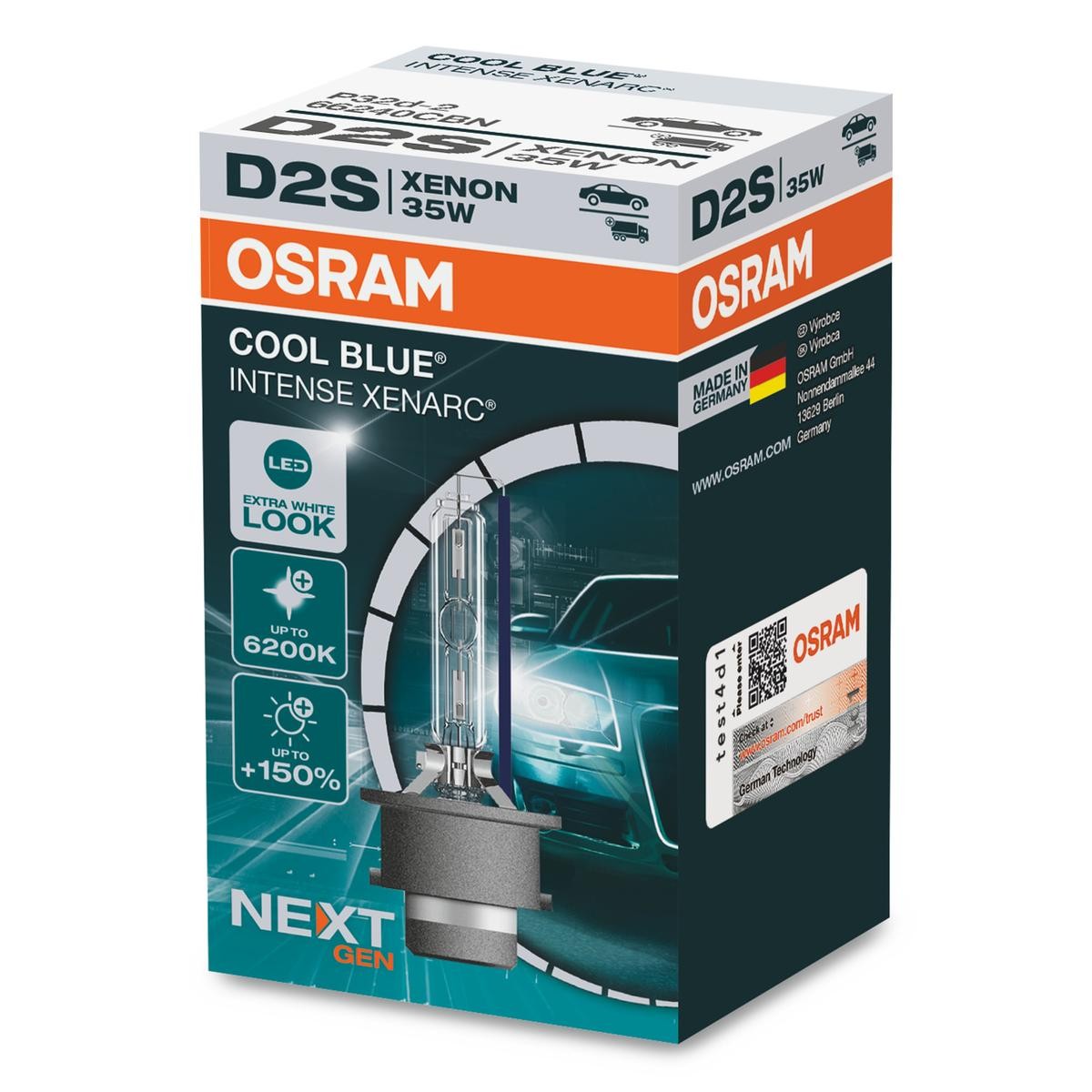 Original OSRAM D2S Low beam bulb 66240CBN for MITSUBISHI ASX