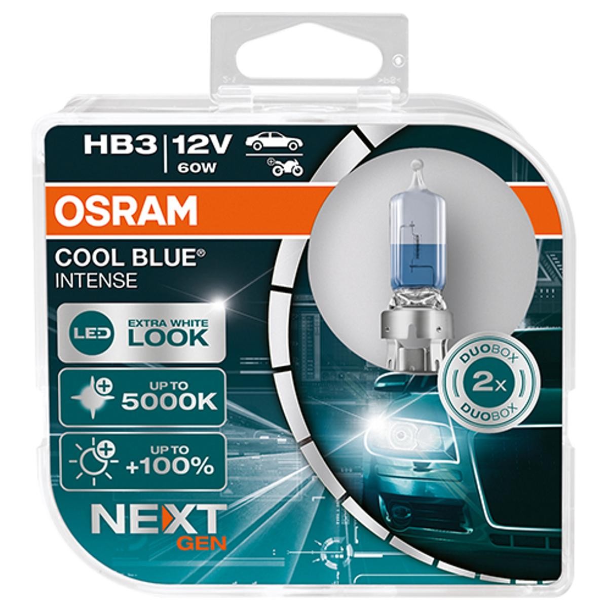 HB3 OSRAM COOL BLUE INTENSE next Generation 9005CBNHCB Main beam bulb Toyota RAV4 III 2.2 D 4WD 177 hp Diesel 2012 price