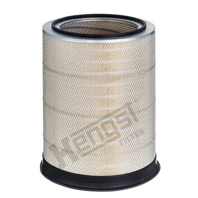 HENGST FILTER E2017L D686 Air filter 597mm, 468mm, Filter Insert