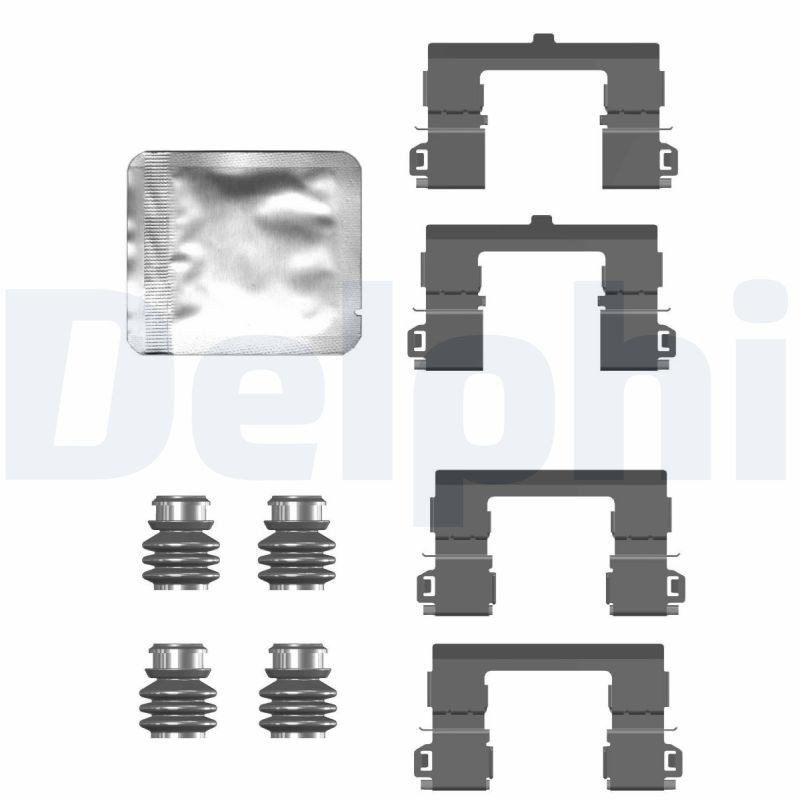 Great value for money - DELPHI Accessory Kit, disc brake pads LX0754