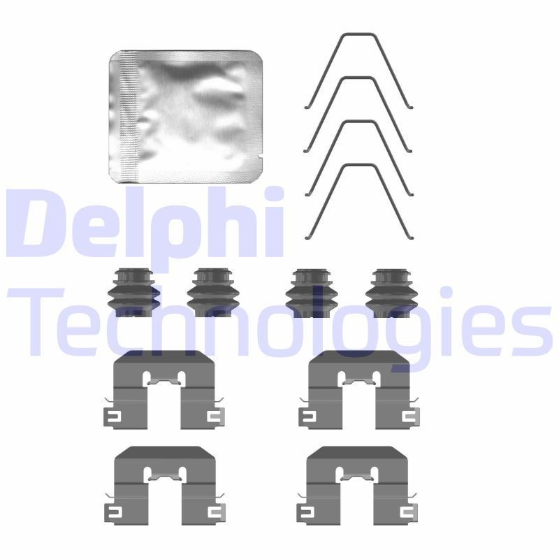 Great value for money - DELPHI Accessory Kit, disc brake pads LX0758