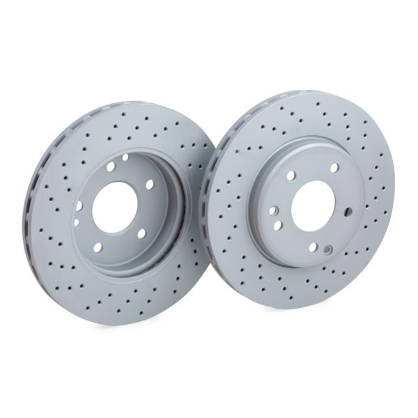 400143552 Brake disc ZIMMERMANN 400.1435.52 review and test