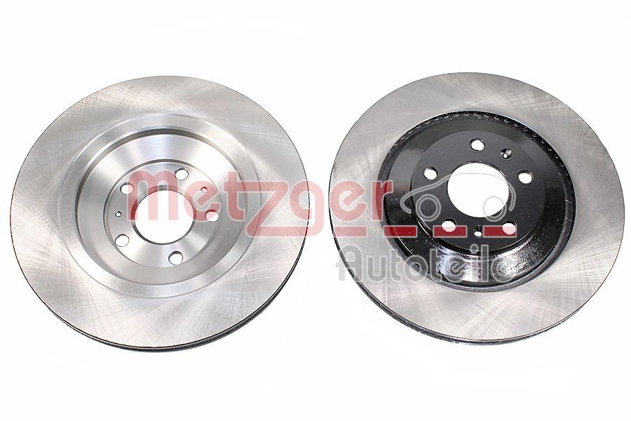 METZGER Rear Axle, 335x22mm, 5x112, solid, Painted, Cross-hatch, High-carbon Ø: 335mm, Num. of holes: 5, Brake Disc Thickness: 22mm Brake rotor 6110952 buy
