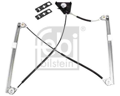 175665 FEBI BILSTEIN Window mechanism IVECO Left Front, Operating Mode: Electric, with attachment material, without electric motor