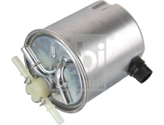 FEBI BILSTEIN In-Line Filter, with water drain screw, with valve Height: 122mm Inline fuel filter 176291 buy