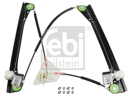 Window lifter FEBI BILSTEIN Right Front, Operating Mode: Electric, with attachment material, without electric motor - 176300