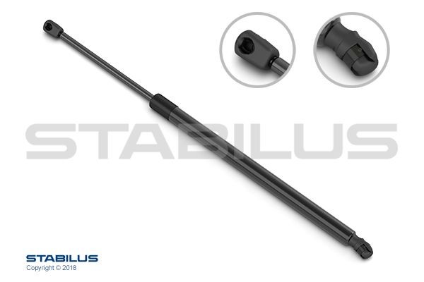 STABILUS 430N, 577 mm Stroke: 205,5mm Gas spring, boot- / cargo area 253865 buy