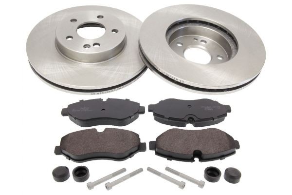 Brake discs and pads set 47005 Mercedes W222 S350d (222.020, 222.120) 286hp 210kW MY 2017