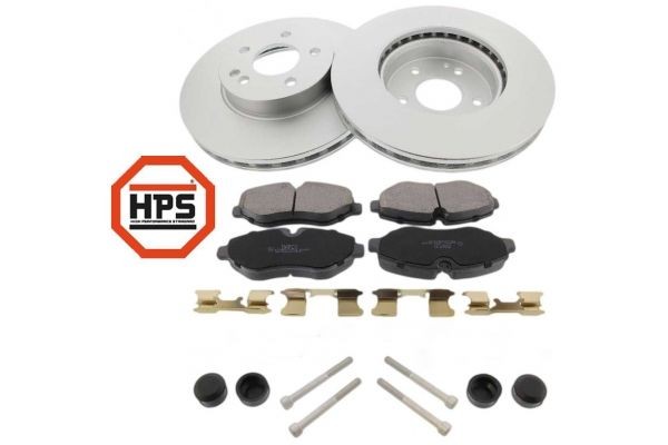 Brake discs and pads set 47005HPS Mercedes W222 S350d (222.020, 222.120) 286hp 210kW MY 2023