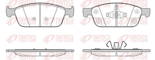 PCA151050 REMSA 1510.50 Brake pad set CV61-2001-CD